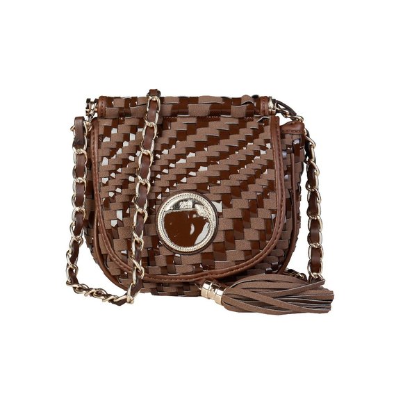 Cavalli Class Brown Crossbody Bag - Picture 2 of 8